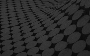 Wallpaper Black and Gray Dotted Surface
