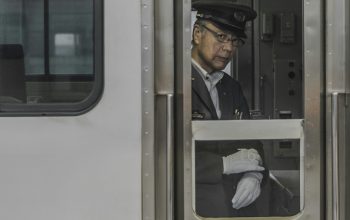Wallpaper Man Wearing Suit Jacket Inside Train