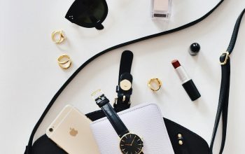 Wallpaper Women’s Sunglasses, Black Bag, Watch, and iPhone 6
