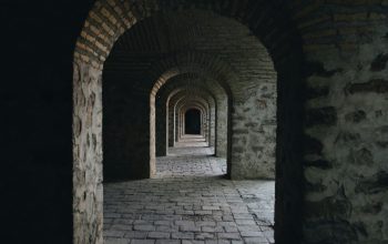 Wallpaper Brick Walled Hallways