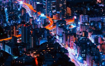 Wallpaper Timelapse Photography of Vehicles and Buildings