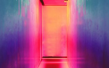 Wallpaper Multicolored Hallway