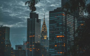 Wallpaper City Lights at Night
