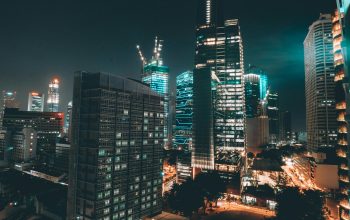 Wallpaper Night City Lights