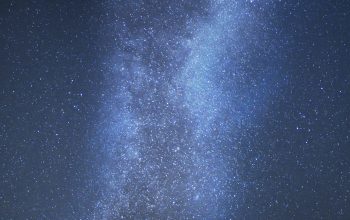 Wallpaper Blue and Black Milky Way