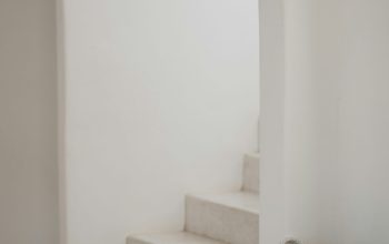 Wallpaper Gray Wicker Basket Beside Stair