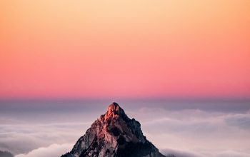 Wallpaper Aerial View of Mountain