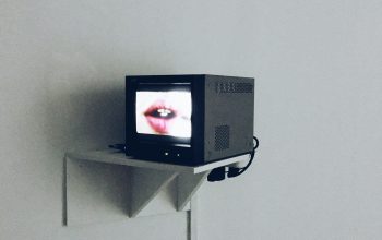Wallpaper Powered On Black LED Monitor