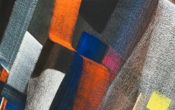 Wallpaper A Vibrant Cityscape Painting