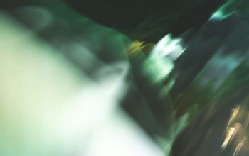 Wallpaper Abstract Green Blue Blur