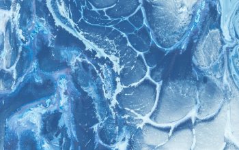 Wallpaper Blue Painting