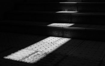 Wallpaper Gray Stair