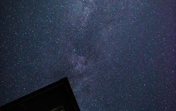 Wallpaper The Night Sky is Filled with Stars