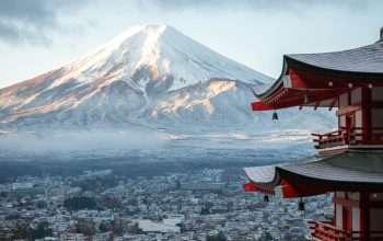 Wallpaper Mt. Fuji Landmark