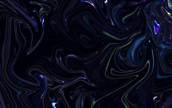 Wallpaper Purple and Black Abstract Painting