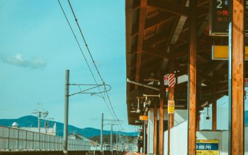 Wallpaper Brown Wooden Bridge Under Blue Sky