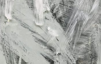 Wallpaper White and Purple Abstract Painting