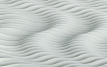 Wallpaper White and Blue Striped Textile