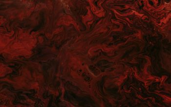 Wallpaper Red and Black Abstract Painting