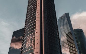 Wallpaper Brown and Black High Rise Building