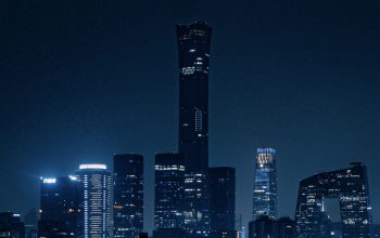 Wallpaper City Skyline at Night