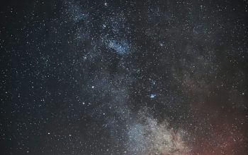 Wallpaper Starry Night Sky at Night