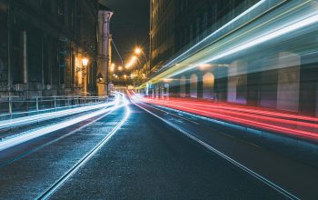 Wallpaper Time Lapse Photography of Cars on Road at Night