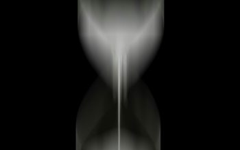 Wallpaper Silver Light Bulb on White Background