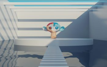 Wallpaper Brown and White Animal Cartoon Character