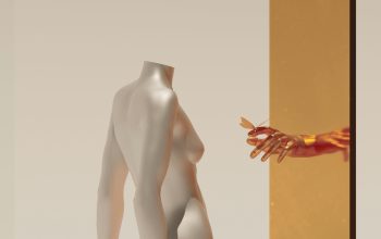 Wallpaper A Woman by a Fire Hydrant
