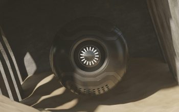 Wallpaper A Black Watch on a Table