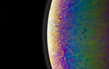 Wallpaper A Planet in Space