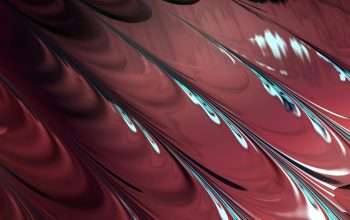 Wallpaper A Red and Blue Abstract Background with Wavy Lines