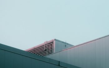 Wallpaper Airplane Over Building