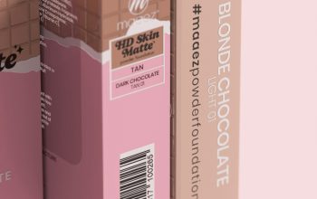 Wallpaper Two Boxes of Pink Chocolate Stacked