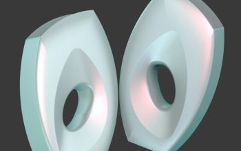 Wallpaper A Pair of White Speakers