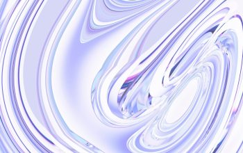 Wallpaper Swirling Abstract Purple Lines