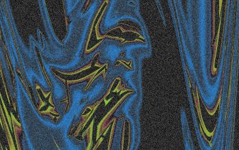 Wallpaper Abstract Shapes and Lines Digital Art