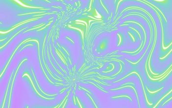 Wallpaper Abstract Neon Lines Swirl Across a Purple Background