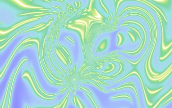 Wallpaper Swirling and Abstract Lines in Cool Hues