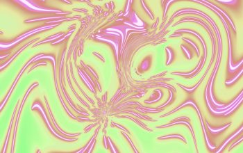 Wallpaper Abstract Swirls and Lines in Pastel Colors