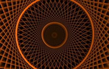 Wallpaper Geometric Pattern Forming an Oval
