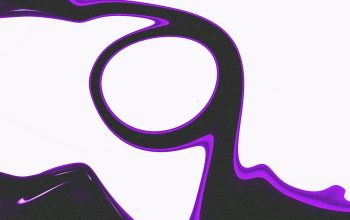 Wallpaper Abstract, Stylized Art with Purple and Black