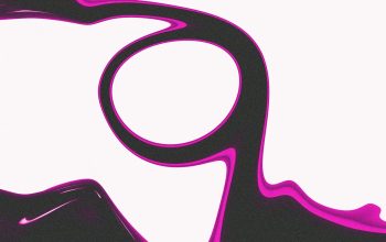 Wallpaper Abstract Art with Black and Magenta Color Gradients