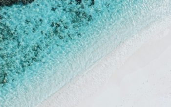 Wallpaper High-Angle Beach Side Photography
