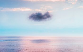 Wallpaper Cloud Above Ocean