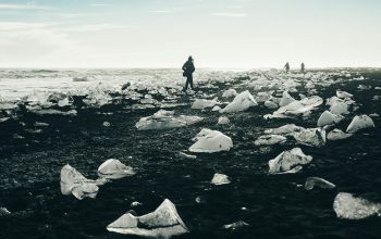 Wallpaper Person Walking Beside Body of Water During Daytime