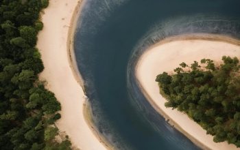 Wallpaper Birds Eye View Landscape