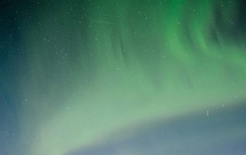 Wallpaper Green Aurora