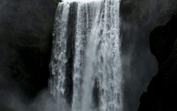 Wallpaper Time Lapse Photography of Waterfalls
